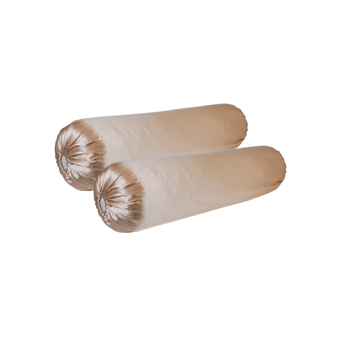Silk Bolster Case Set of 2