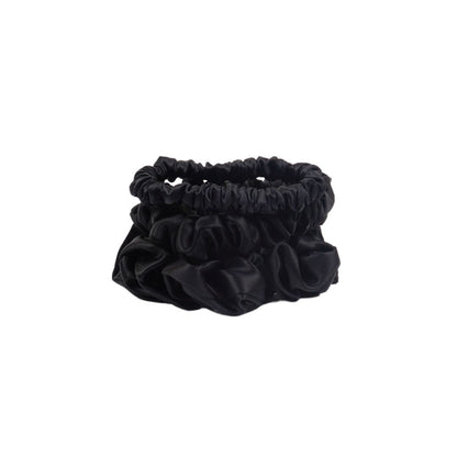 19 Momme Silk Scrunchies Mixed Size Set of 3 - Sutra Silk
