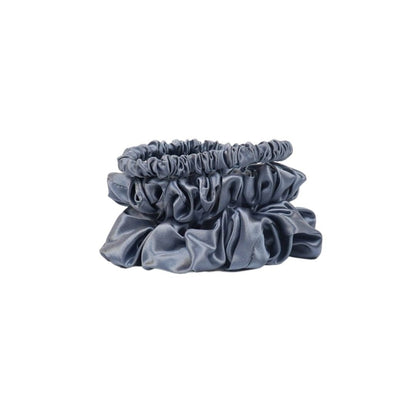 19 Momme Silk Scrunchies Mixed Size Set of 3 - Sutra Silk