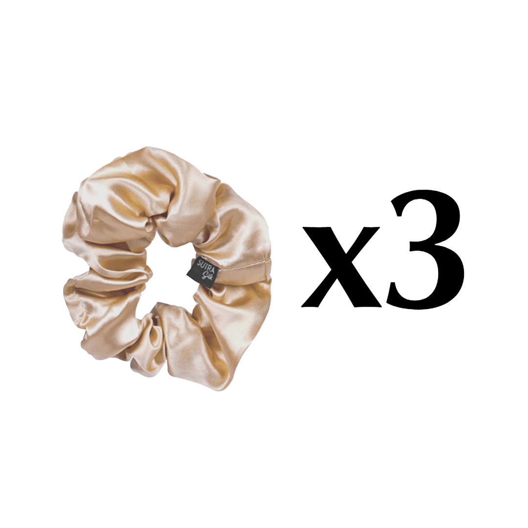 22 Momme Silk Scrunchies Large - Sutra Silk