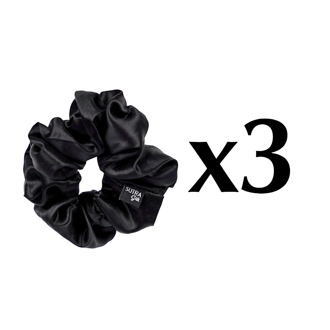 22 Momme Silk Scrunchies Large - Sutra Silk