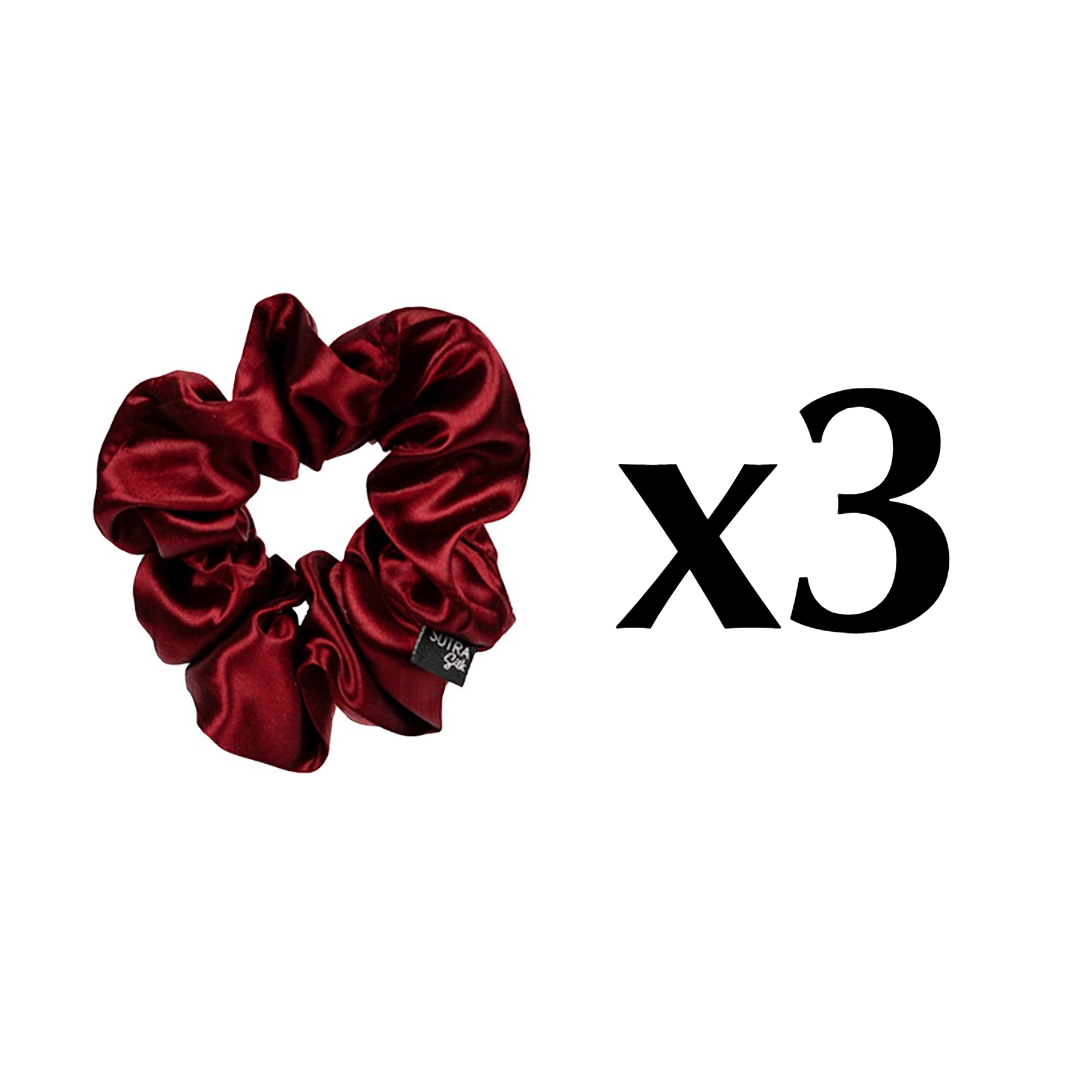 22 Momme Silk Scrunchies Large - Sutra Silk