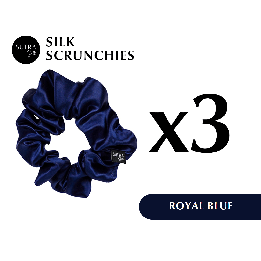 22 Momme Silk Scrunchies Large - Sutra Silk