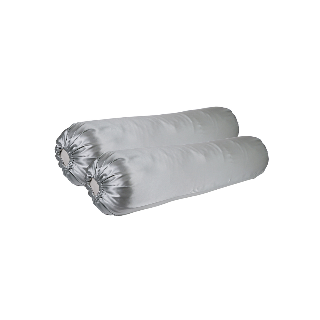 Silk Bolster Case Set of 2