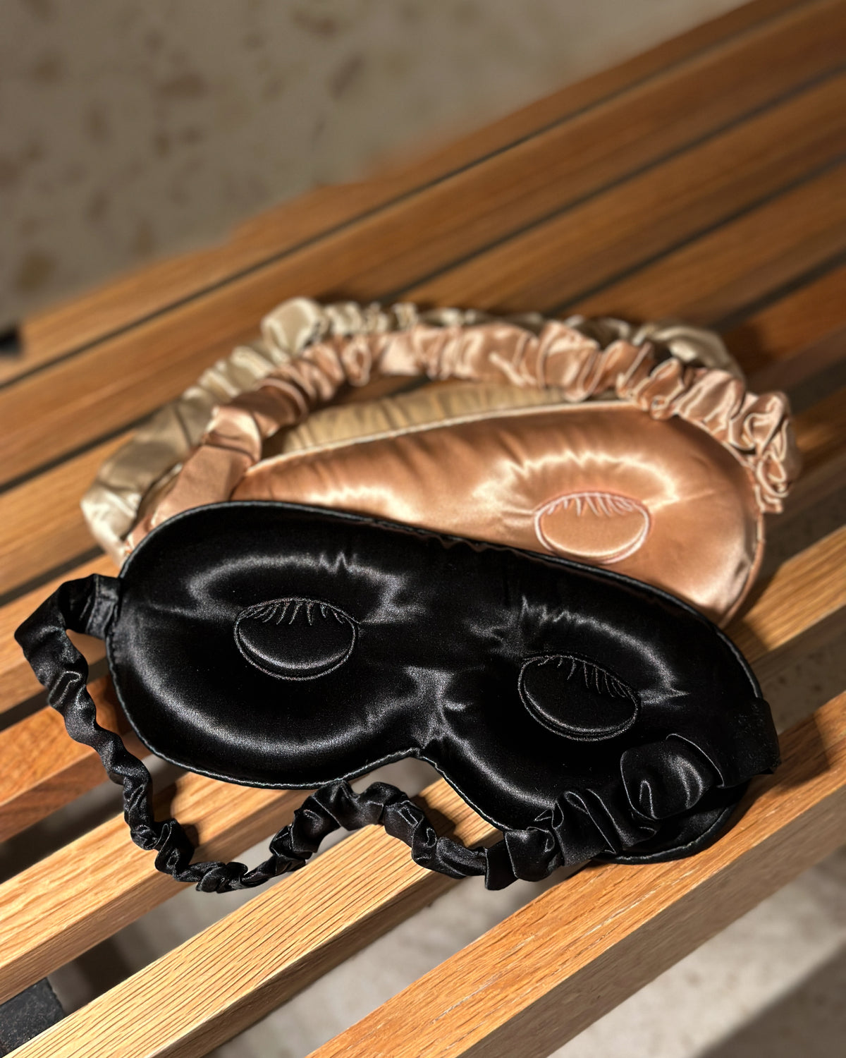 Luxury Silk 3D Eye Mask with Adjustable Silk Strap - Sutra Silk