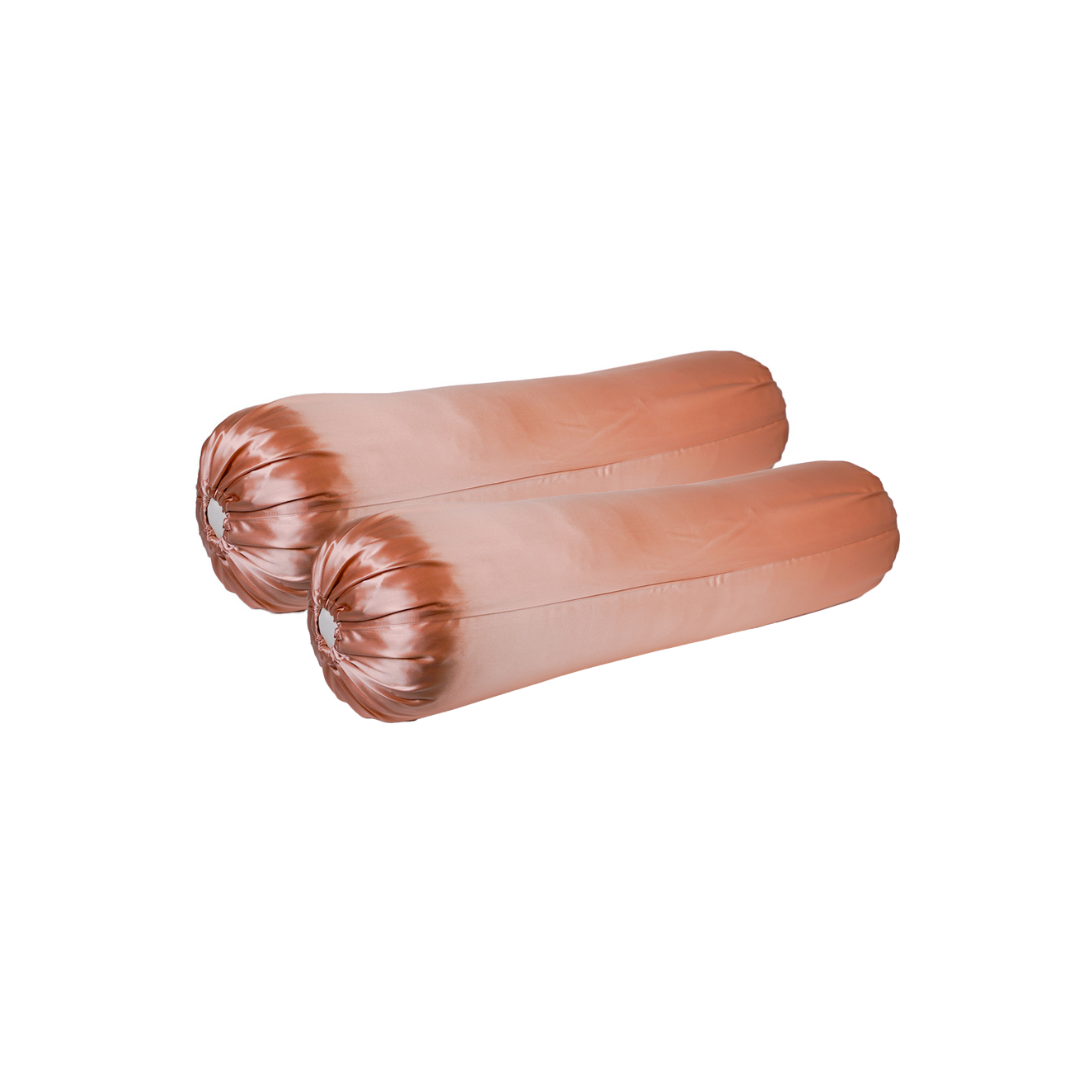 Silk Bolster Case Set of 2