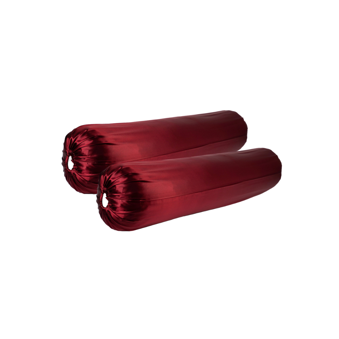 Silk Bolster Case Set of 2