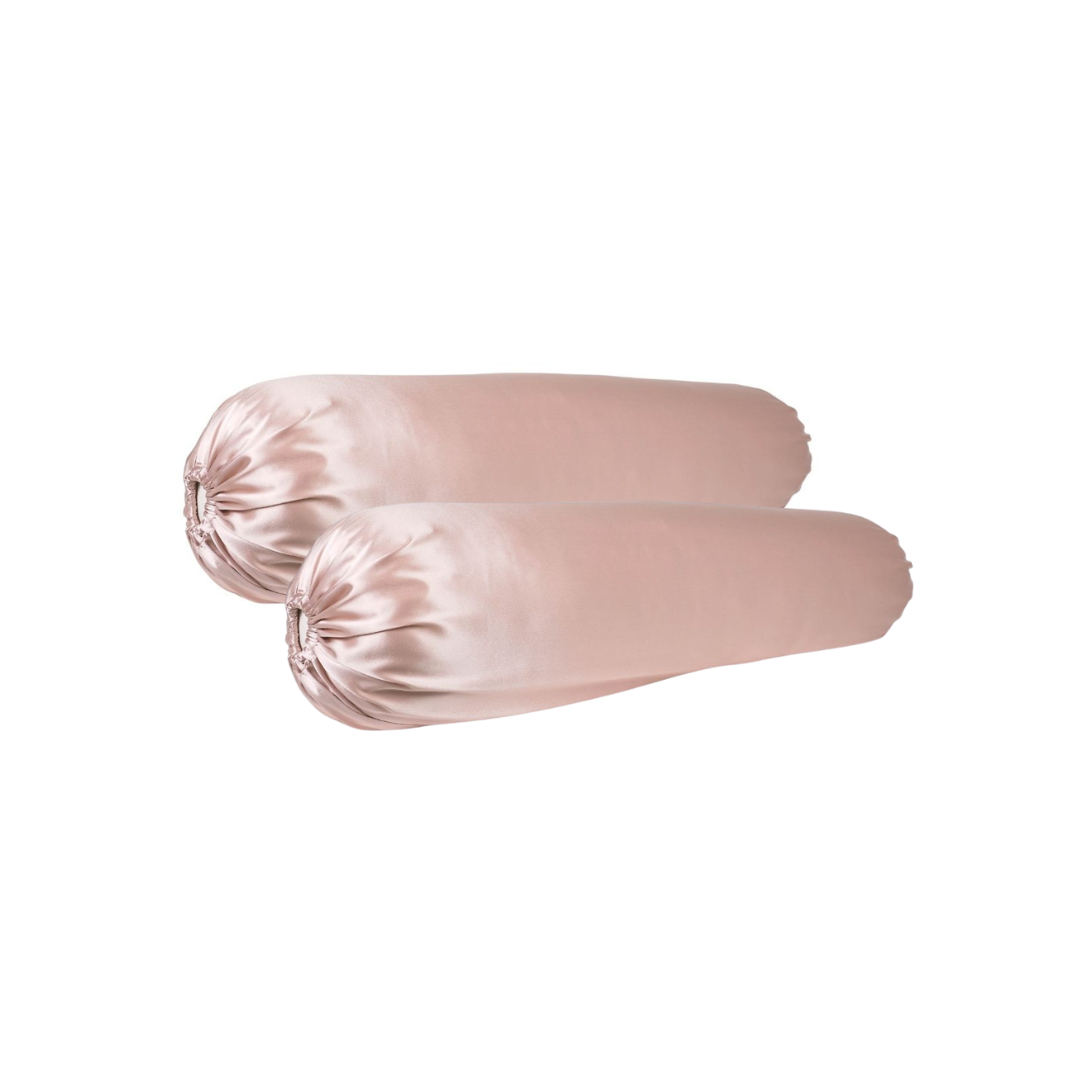 Silk Bolster Case Set of 2