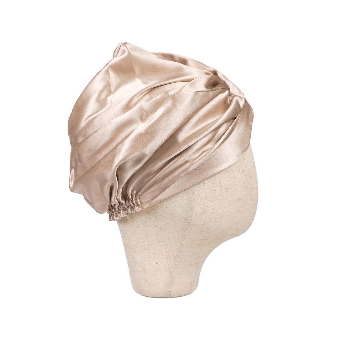 Double Sided Silk Bonnet with Adjustable Band
