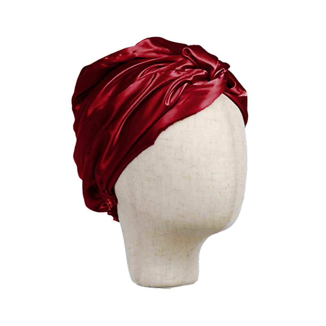 Double Sided Silk Bonnet with Adjustable Band