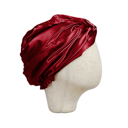 Double Sided Silk Bonnet with Adjustable Band
