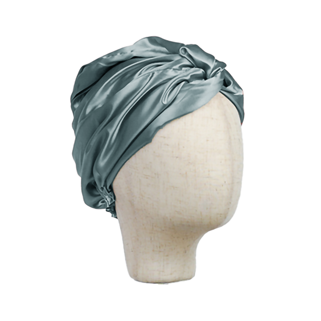 Double Sided Silk Bonnet with Adjustable Band