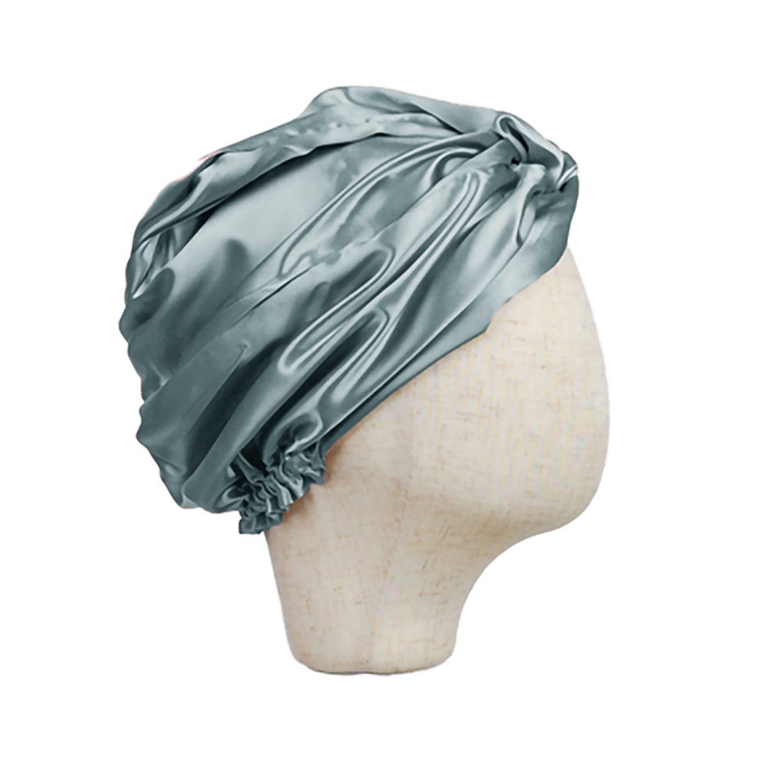 Double Sided Silk Bonnet with Adjustable Band