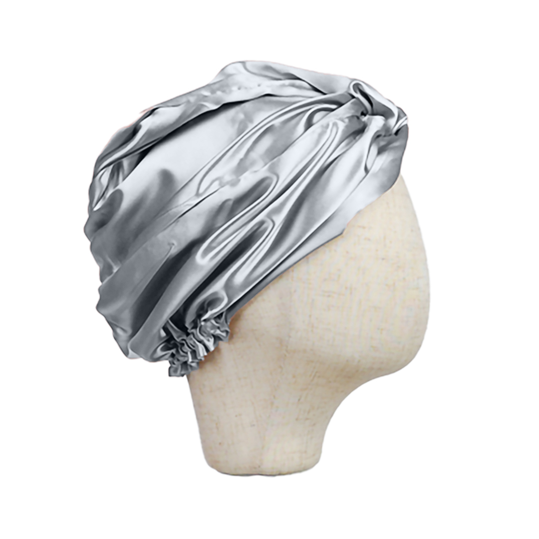 Double Sided Silk Bonnet with Adjustable Band