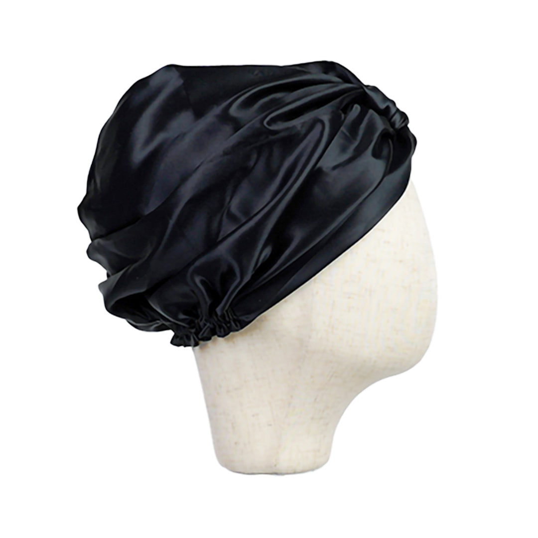 Double Sided Silk Bonnet with Adjustable Band
