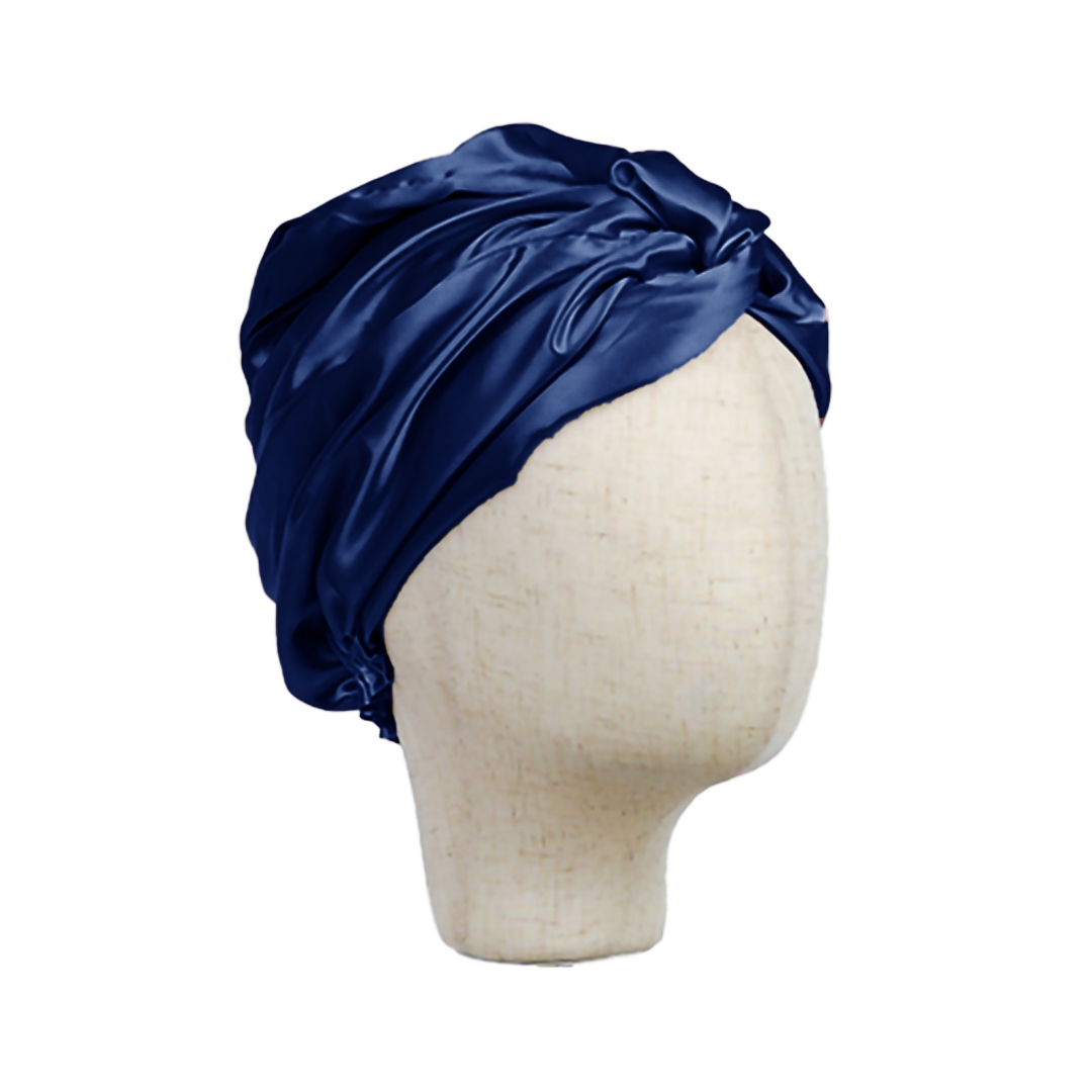 Double Sided Silk Bonnet with Adjustable Band