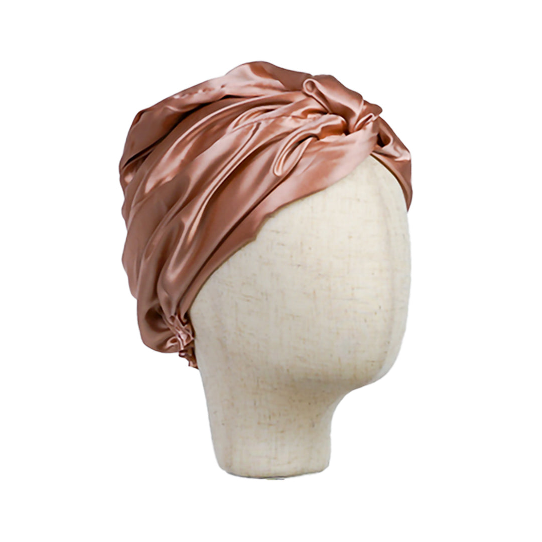 Double Sided Silk Bonnet with Adjustable Band