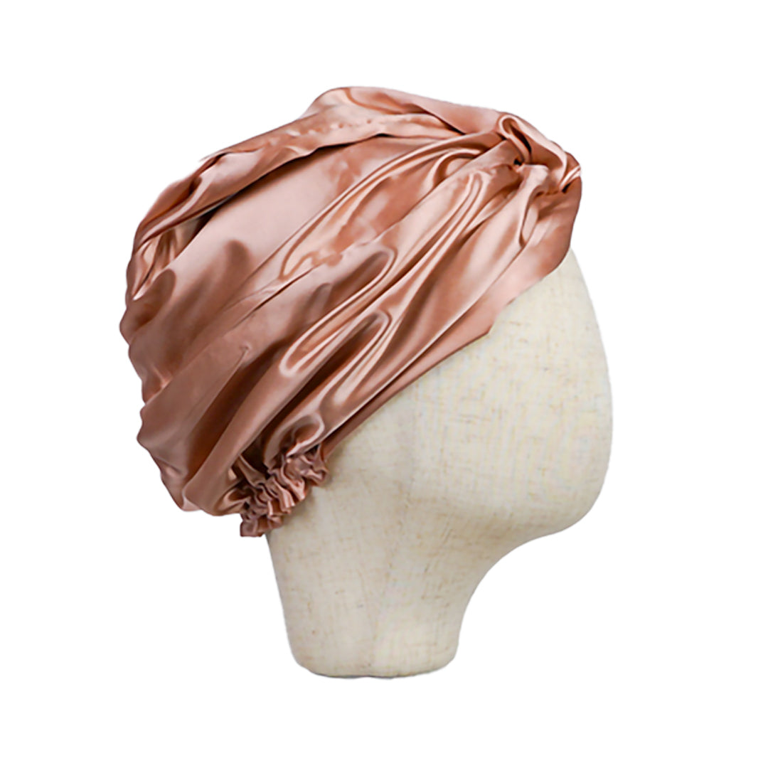 Double Sided Silk Bonnet with Adjustable Band