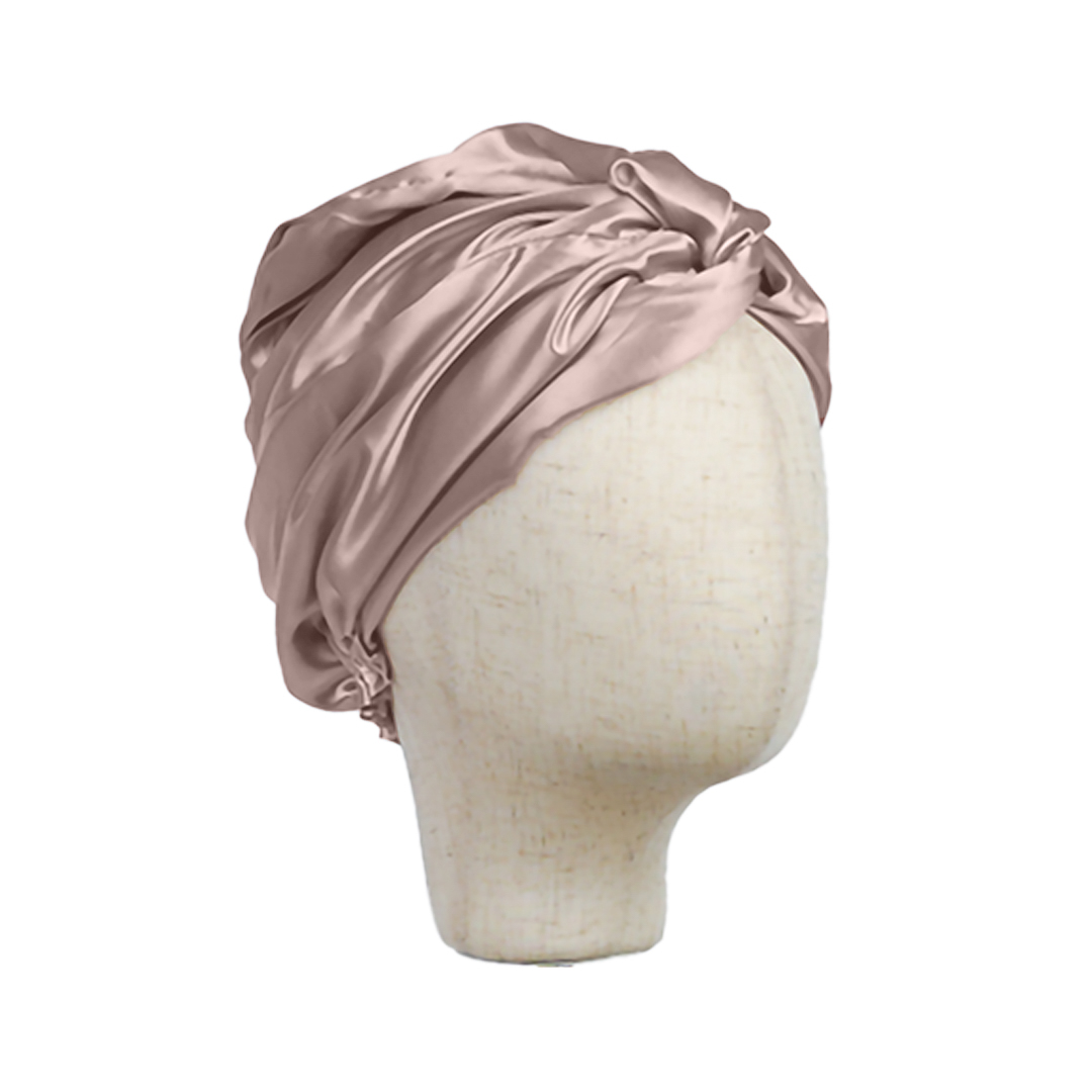 Double Sided Silk Bonnet with Adjustable Band