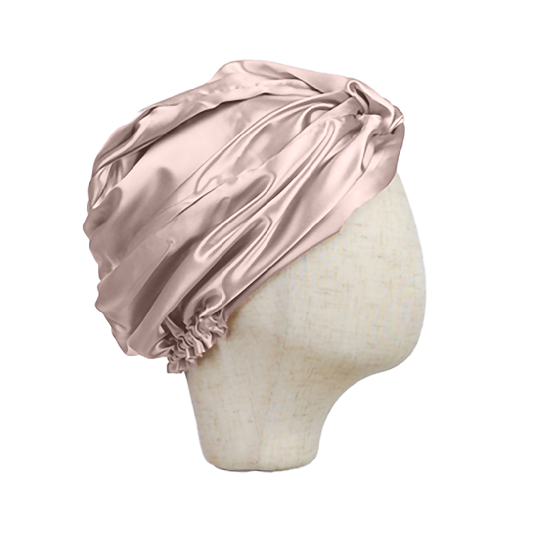 Double Sided Silk Bonnet with Adjustable Band