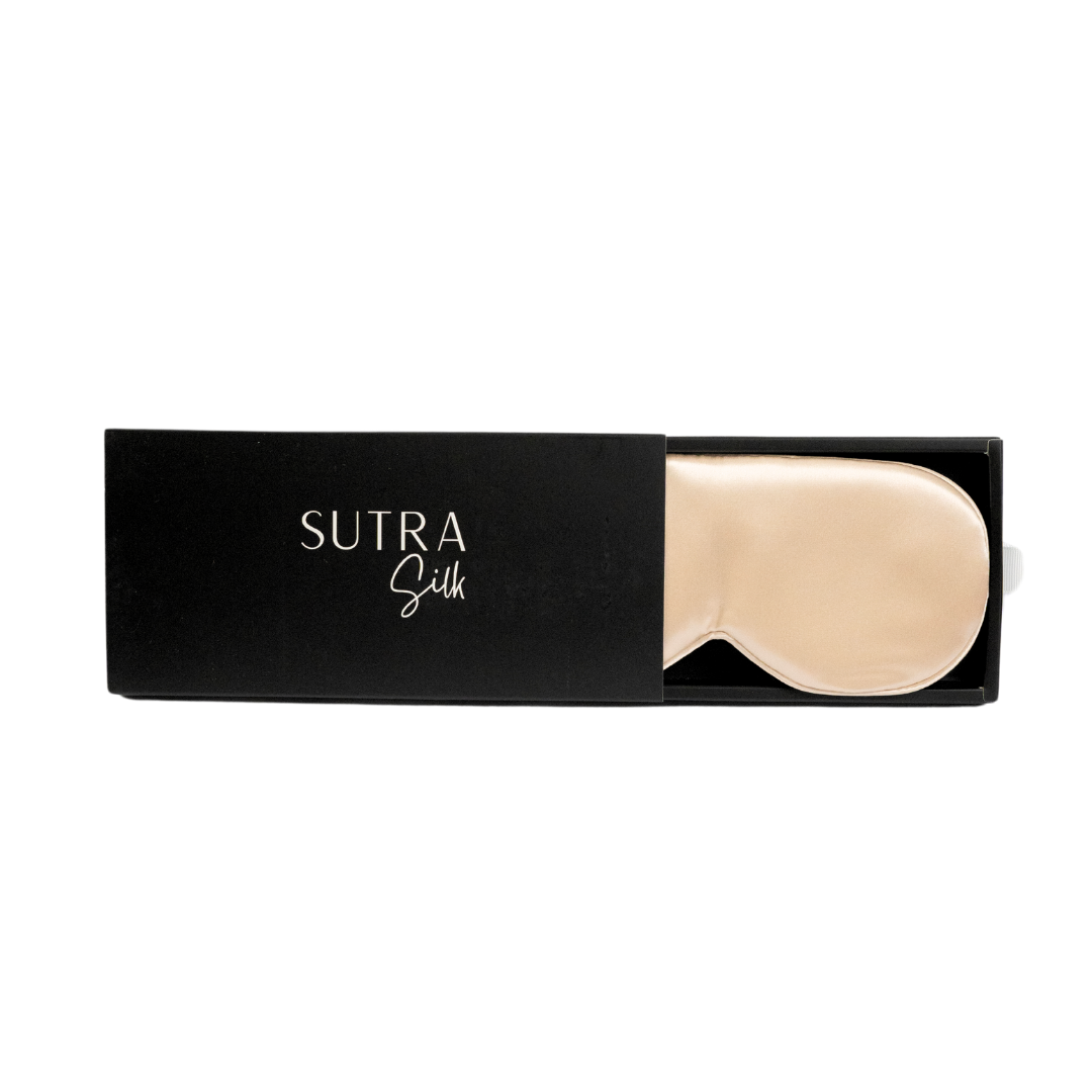 Silk 3D Eye Mask with Adjustable Strap