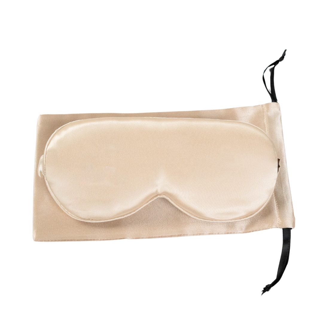Silk 3D Eye Mask with Adjustable Strap