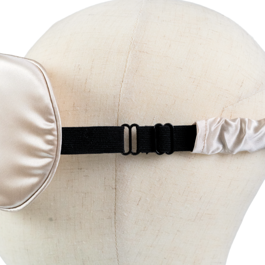 Silk 3D Eye Mask with Adjustable Strap