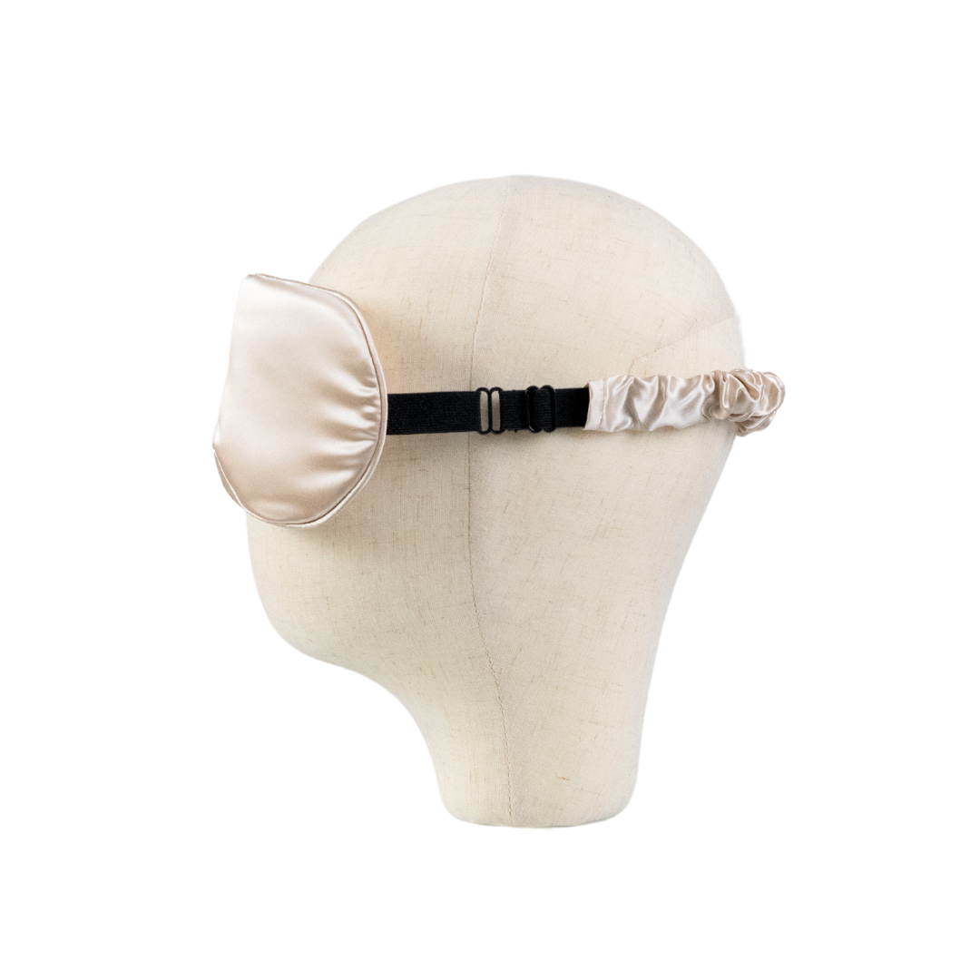 Silk 3D Eye Mask with Adjustable Strap