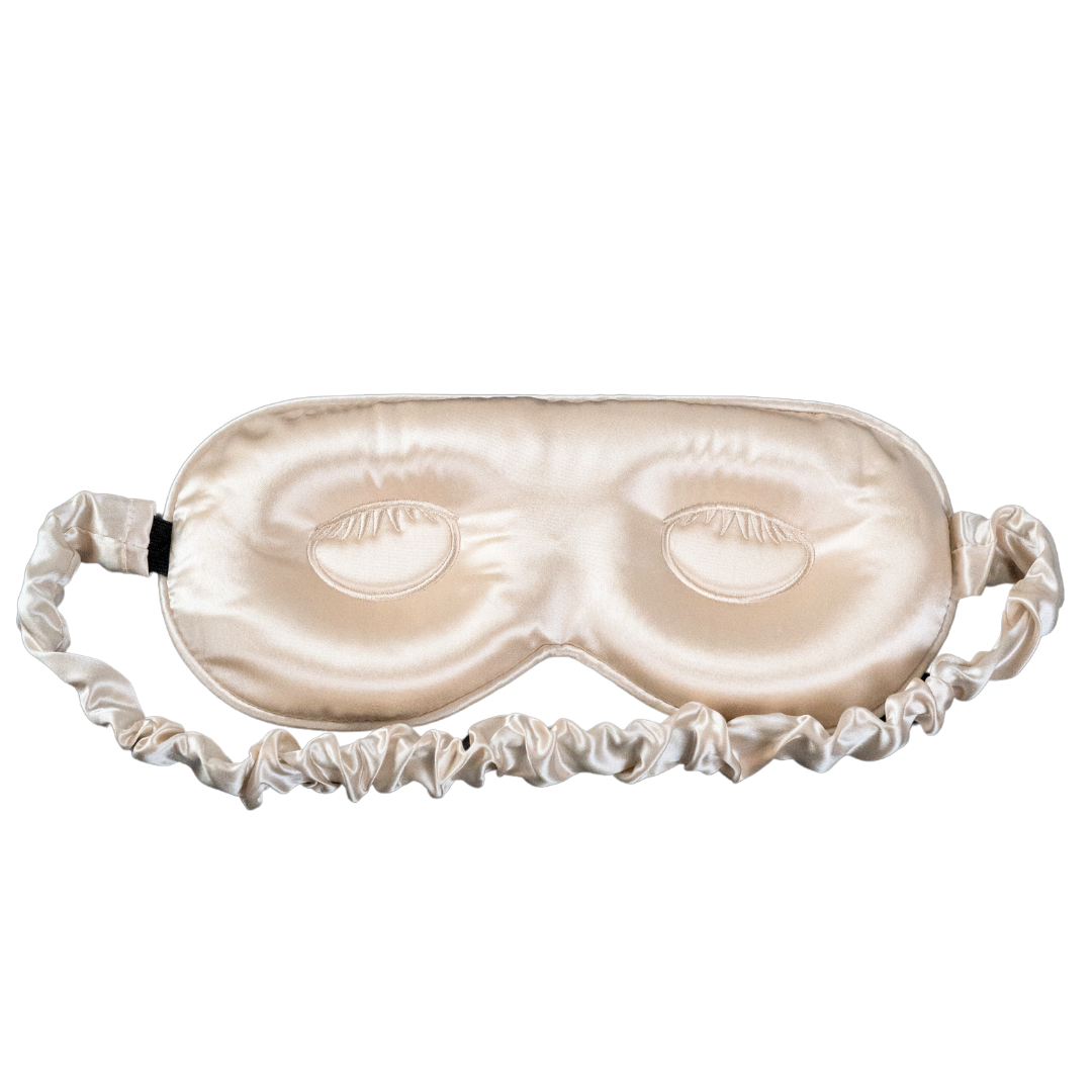 Silk 3D Eye Mask with Adjustable Strap