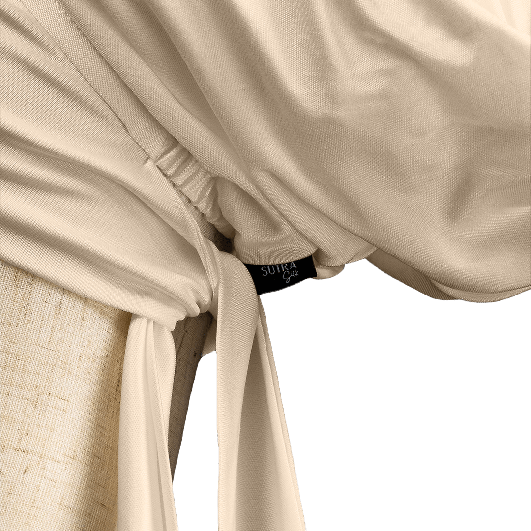 Criss Cross Silk Inner Tie Back - Sutra Silk